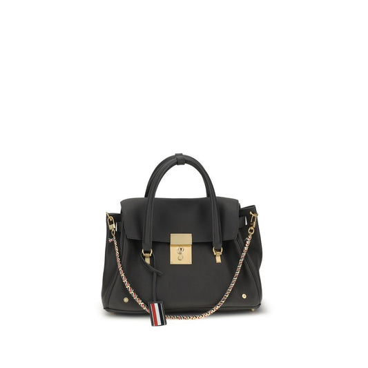 Bolso de mano Thom Browne de piel de becerro gris Bos Taurus