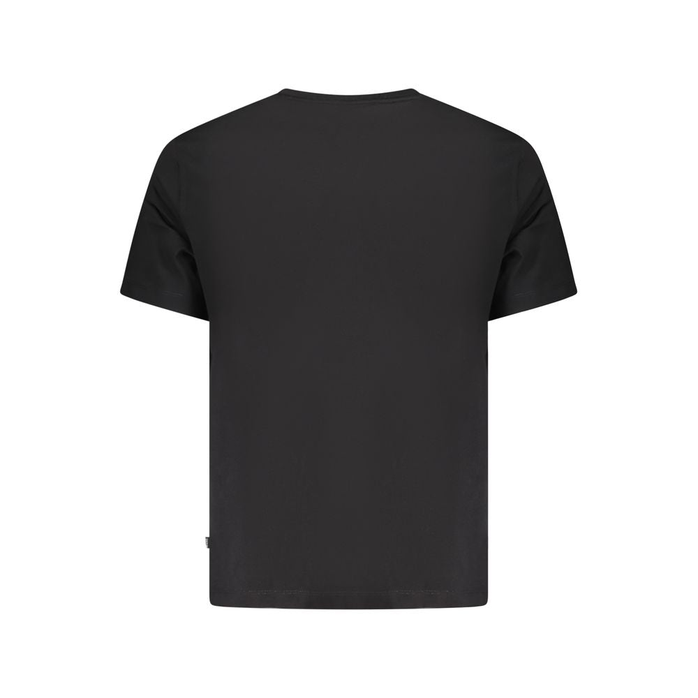 Camiseta negra de algodón Guess Jeans para hombre