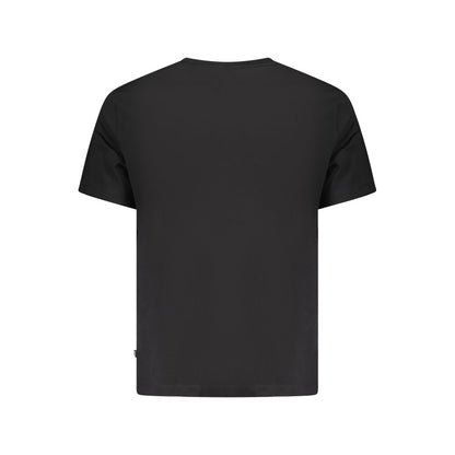 Camiseta negra de algodón Guess Jeans para hombre