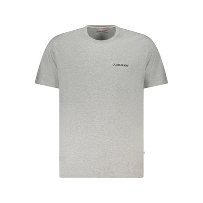Camiseta de algodón gris Guess para hombre