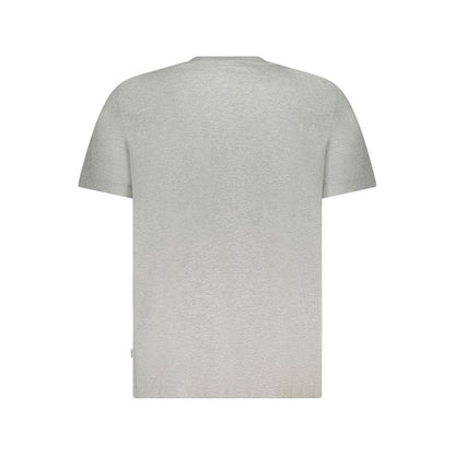 Camiseta de algodón gris Guess para hombre