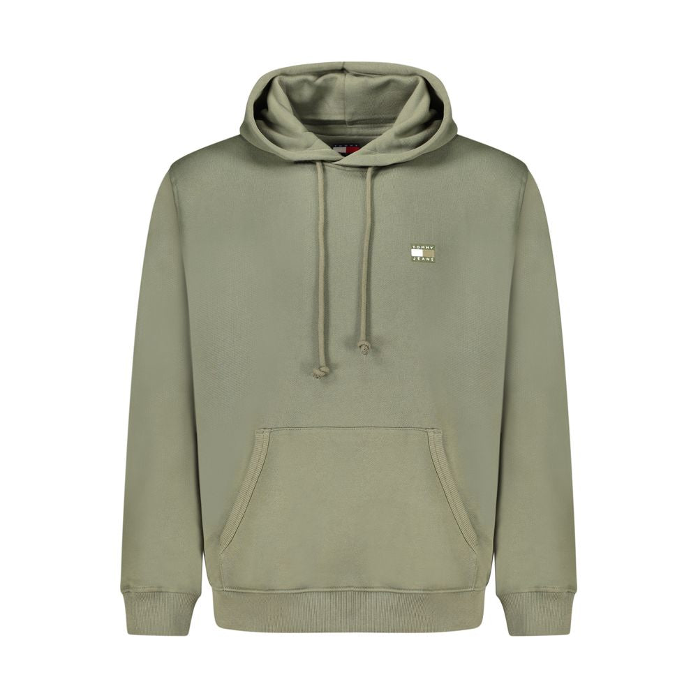 Sudadera con capucha Tommy Hilfiger de algodón verde para hombre
