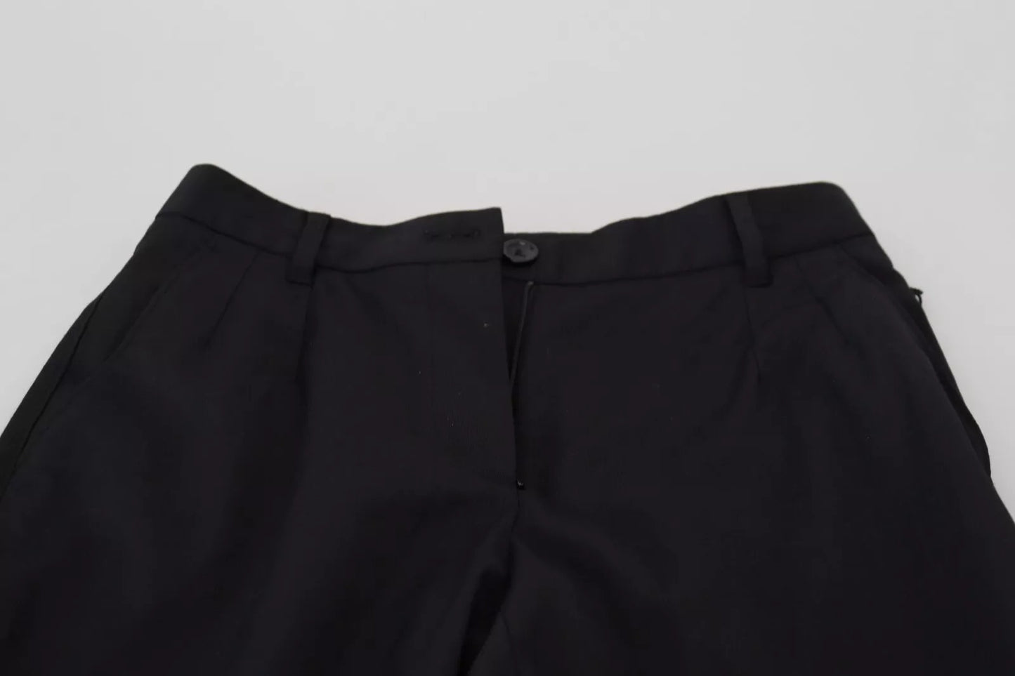 Pantalones pitillo negros de talle alto STAFF de Dolce & Gabbana