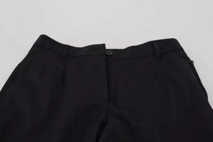 Pantalones pitillo negros de talle alto STAFF de Dolce & Gabbana