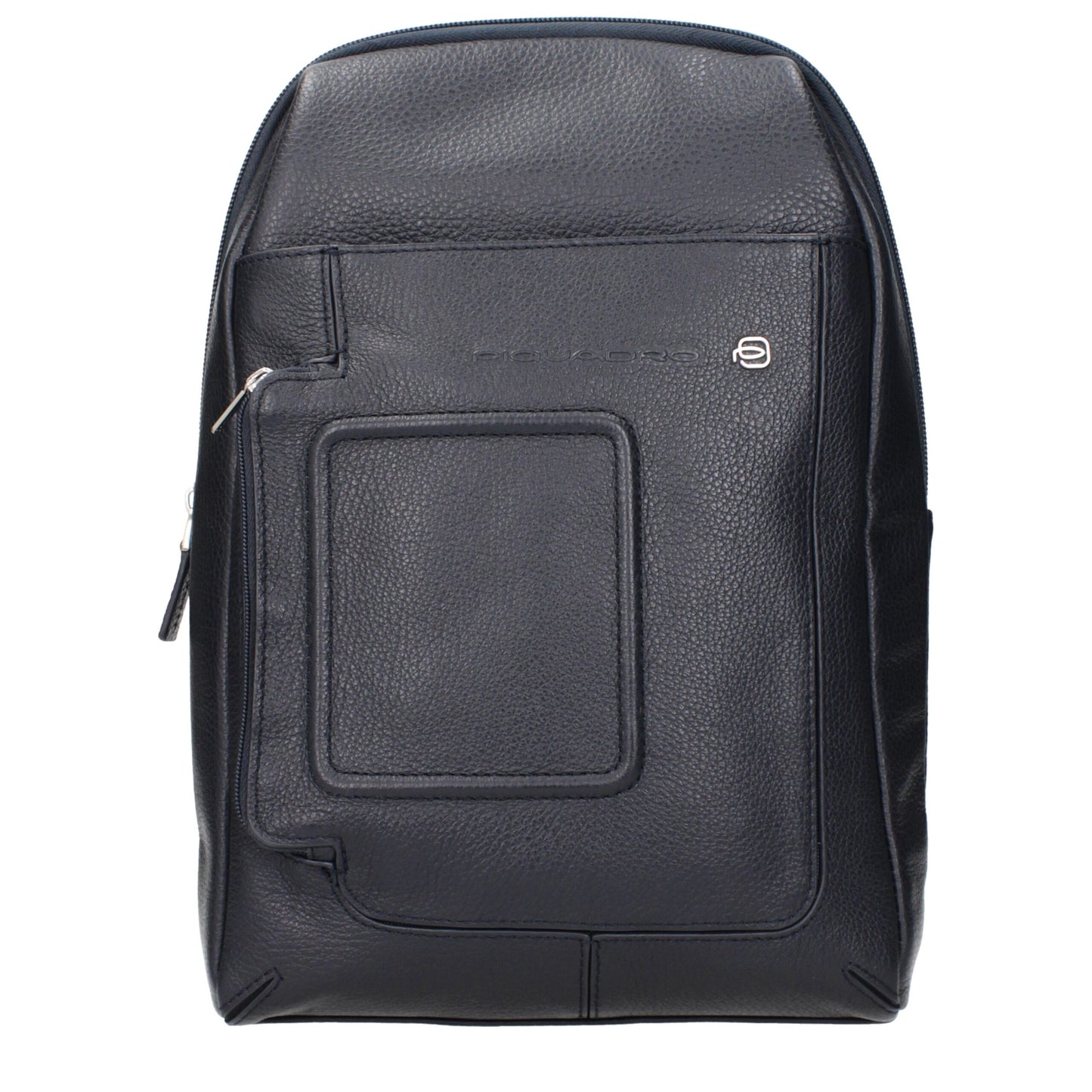 Bolso Piquadro de piel azul con bandolera