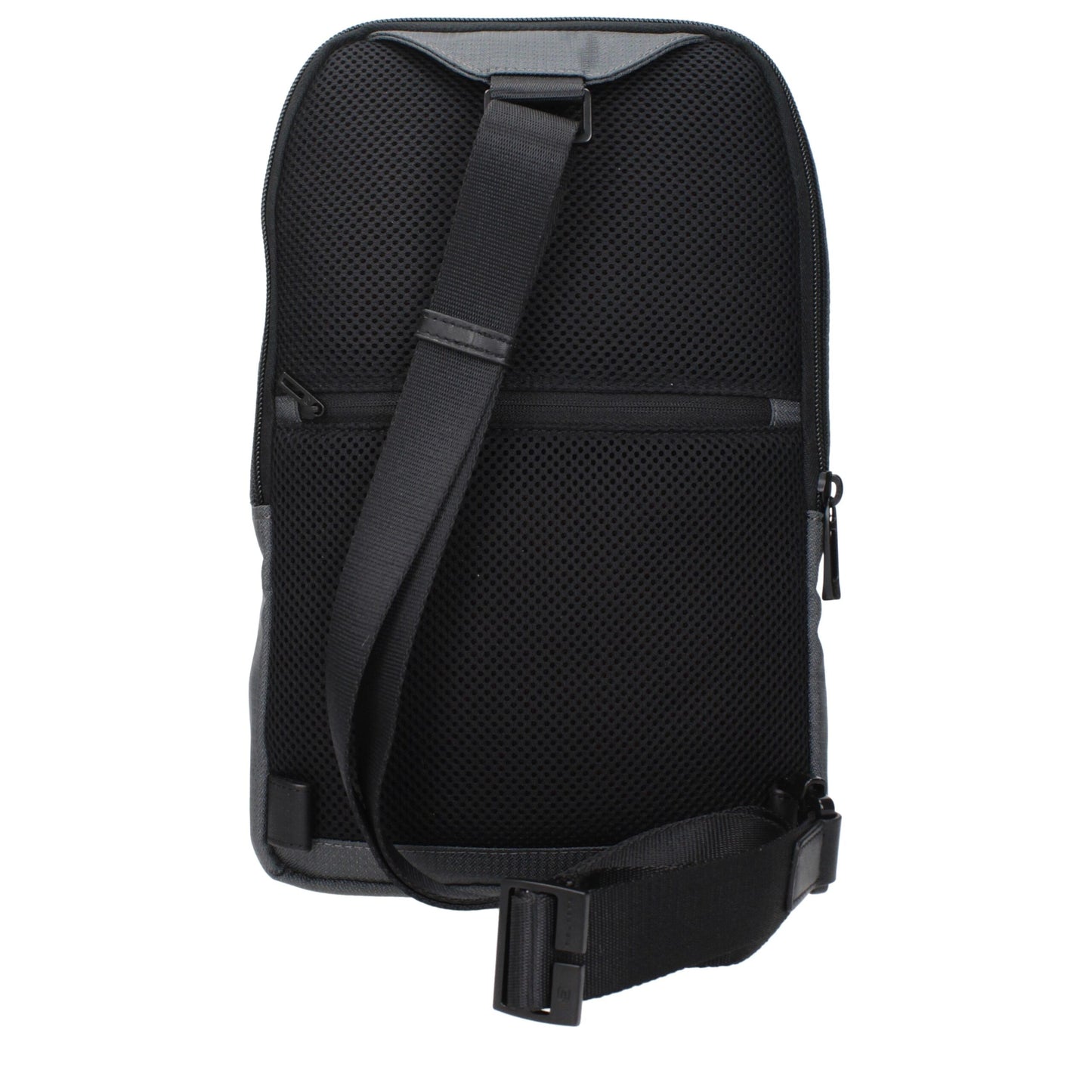 Bandolera de tela gris Piquadro