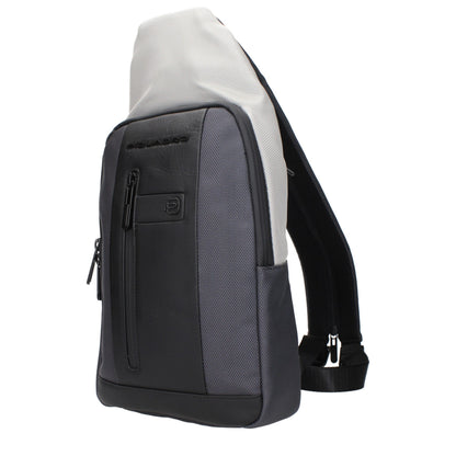 Mochila Piquadro de tejido gris