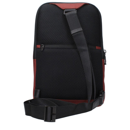 Bolso bandolera de tela roja Piquadro
