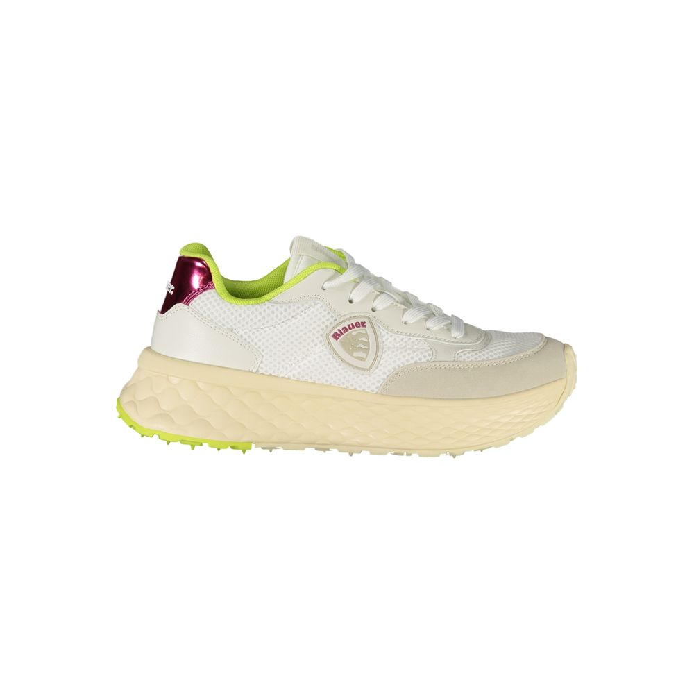 Zapatillas Blauer de poliuretano blancas para mujer