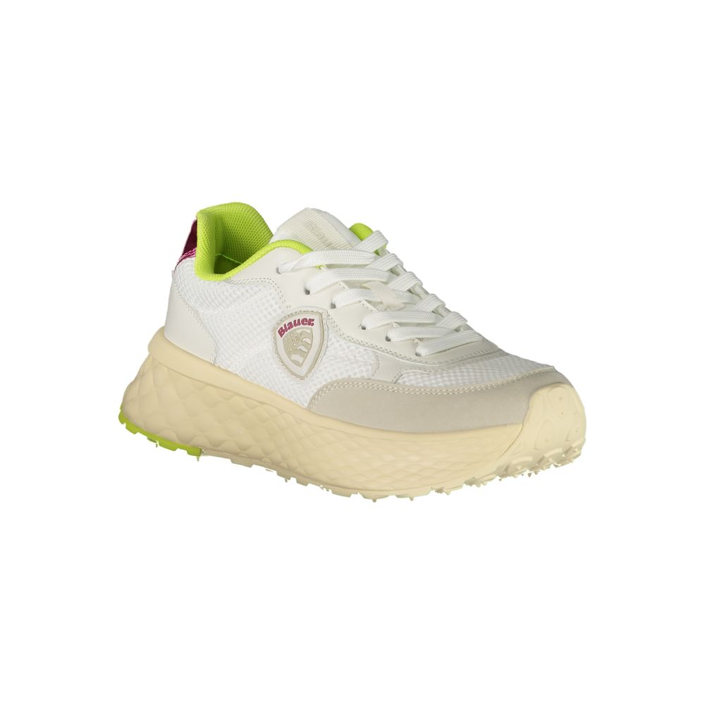 Zapatillas Blauer de poliuretano blancas para mujer