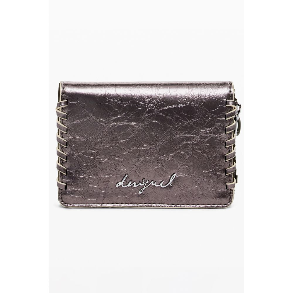 Portefeuille pour femme Desigual Bronze Polyuréthane