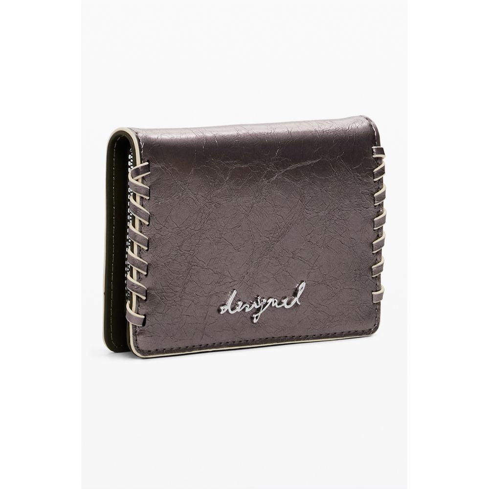 Portefeuille pour femme Desigual Bronze Polyuréthane