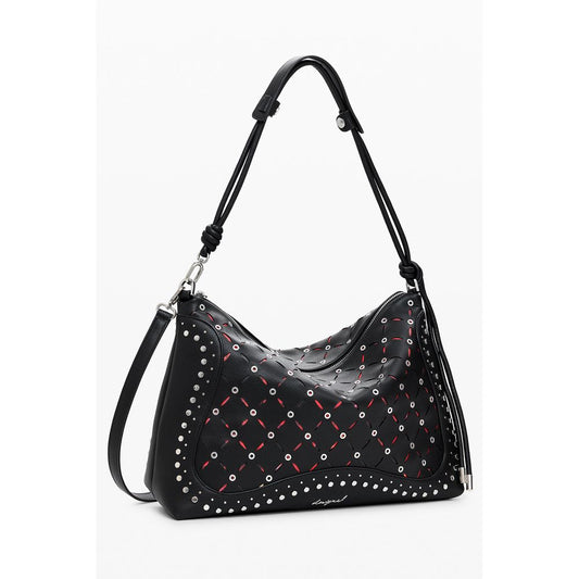 Bolso Mini Desigual de Poliuretano Negro para Mujer