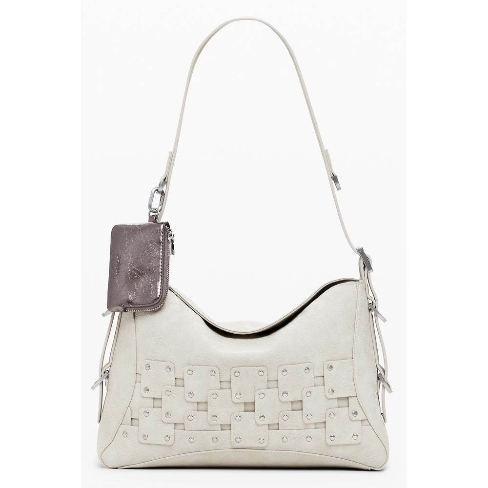 Bolso de mujer Desigual de poliuretano beige