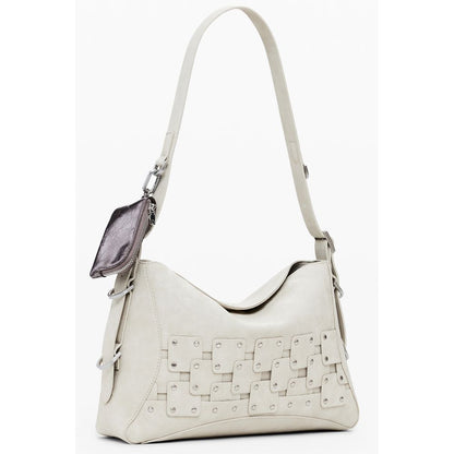 Bolso de mujer Desigual de poliuretano beige