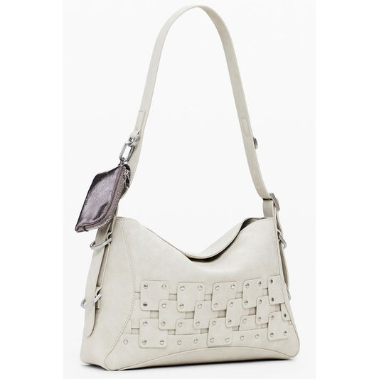 Bolso de mujer Desigual de poliuretano beige