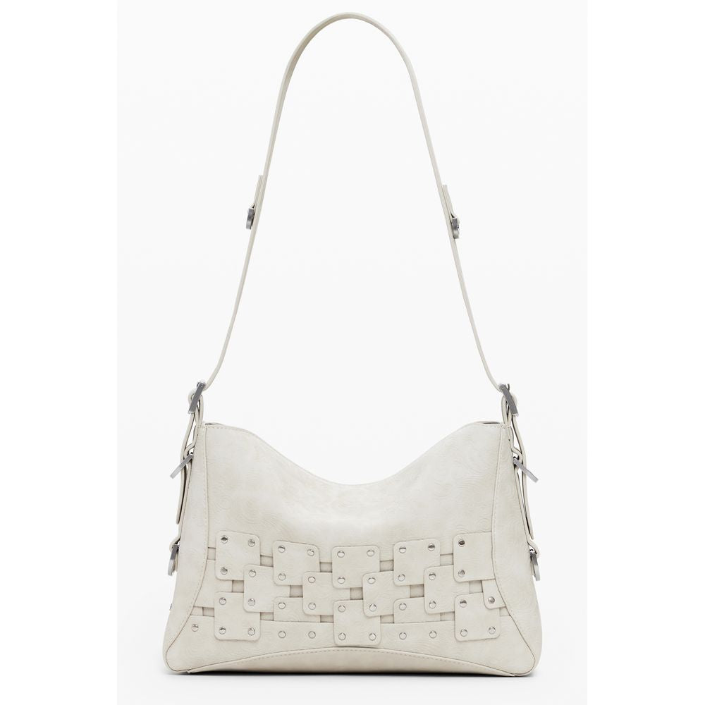 Bolso de mujer Desigual de poliuretano beige