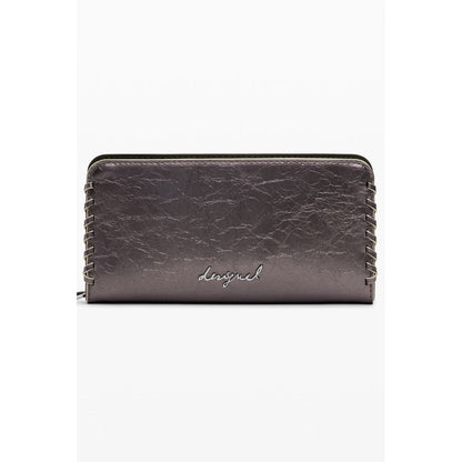 Cartera de poliuretano bronce para mujer Desigual