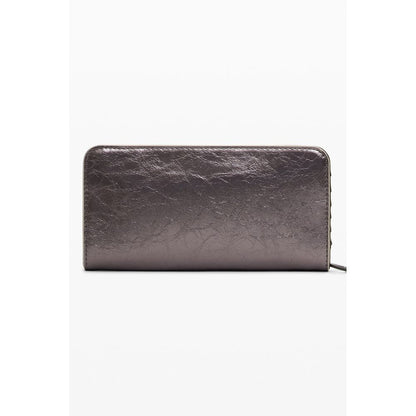 Cartera de poliuretano bronce para mujer Desigual