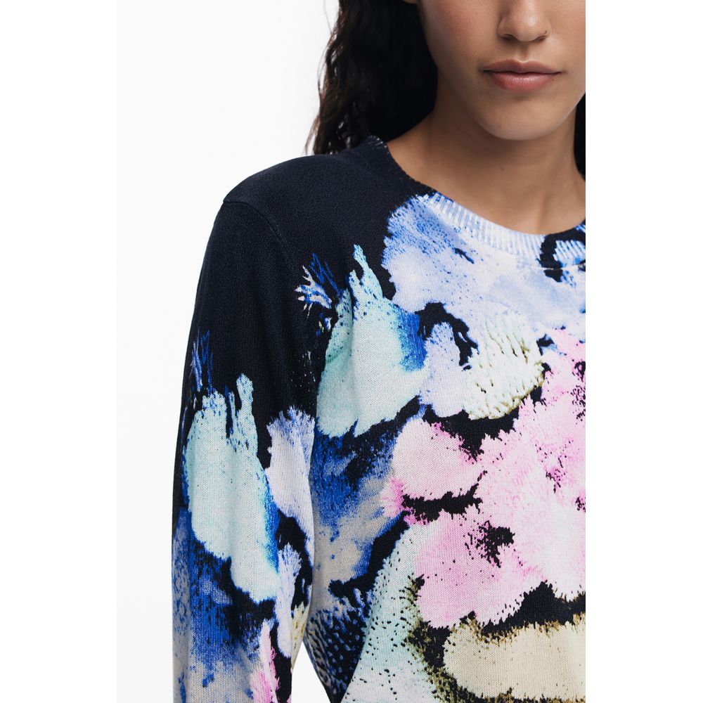 Jersey Desigual de viscosa negro para mujer