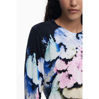 Jersey Desigual de viscosa negro para mujer