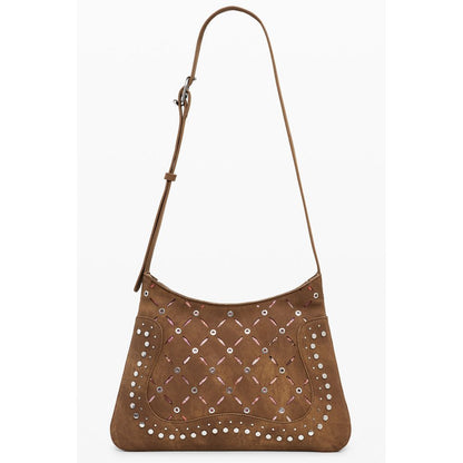 Mochila de poliuretano Desigual Marrón para mujer