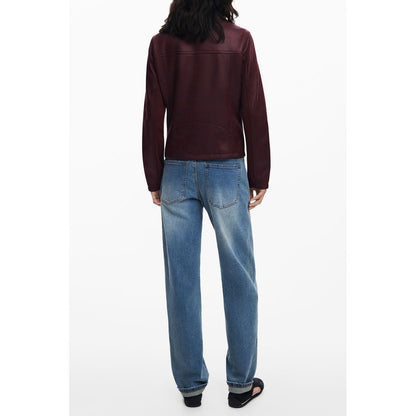 Chaqueta roja de poliéster para mujer Desigual