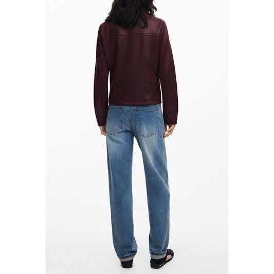 Chaqueta roja de poliéster para mujer Desigual