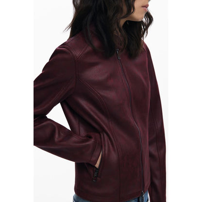Chaqueta roja de poliéster para mujer Desigual