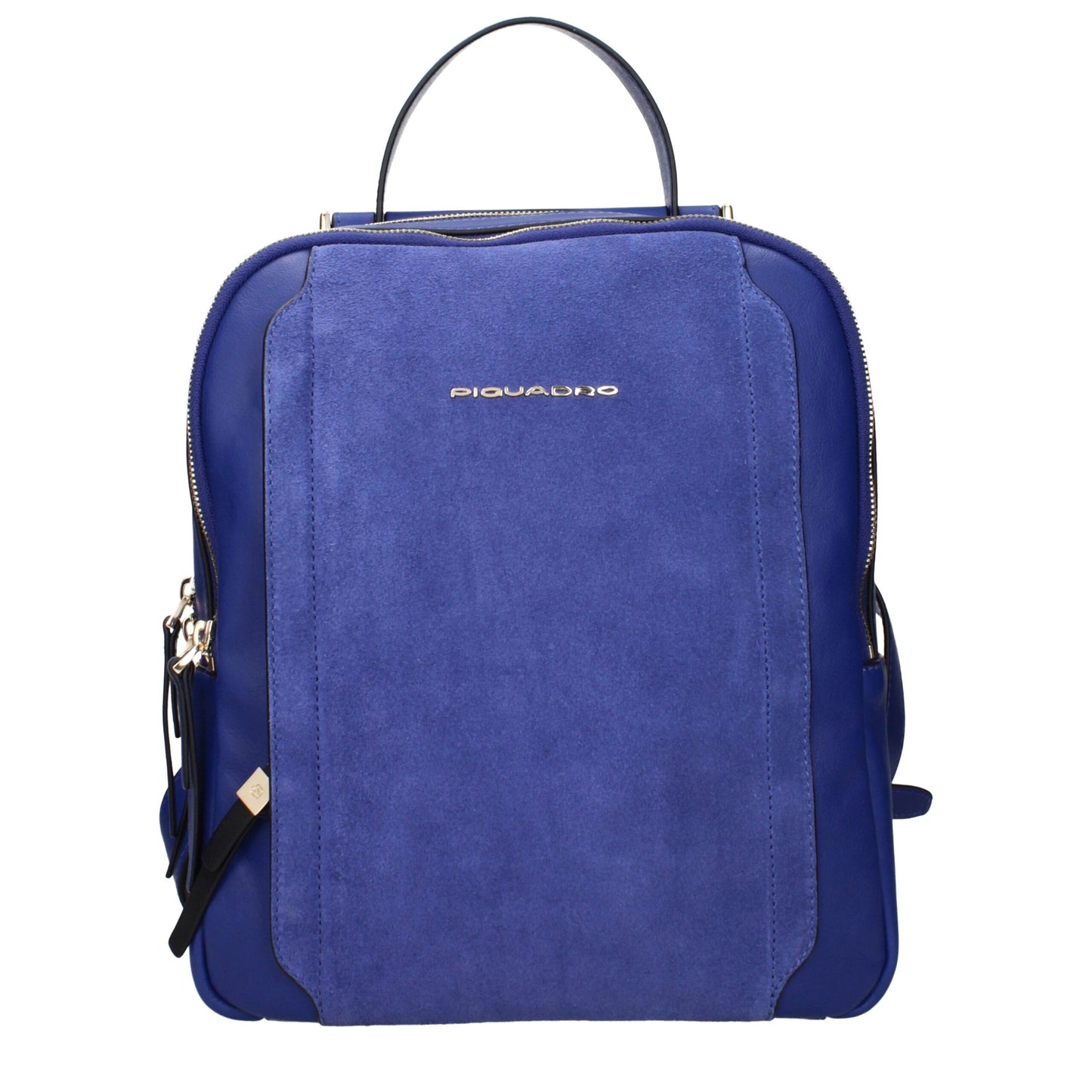 Mochila Piquadro de cuero azul
