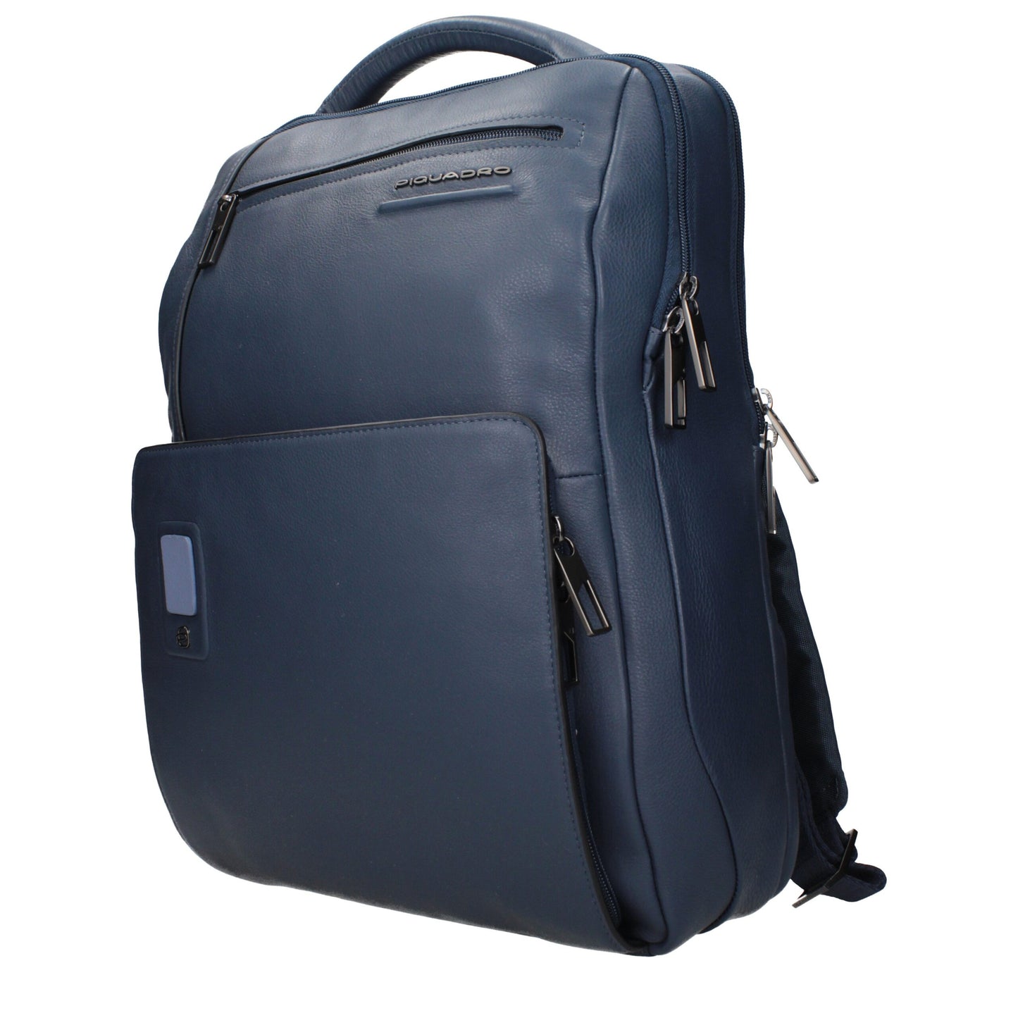 Mochila Piquadro de cuero azul