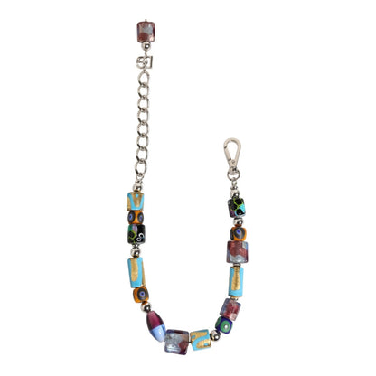 Collar Dolce & Gabbana de Zamak, Latón y Cuentas de Cristal de Murano Multicolor