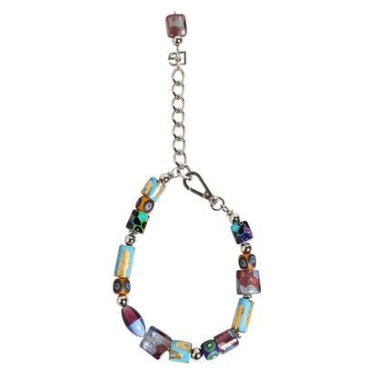 Collar Dolce & Gabbana de Zamak, Latón y Cuentas de Cristal de Murano Multicolor