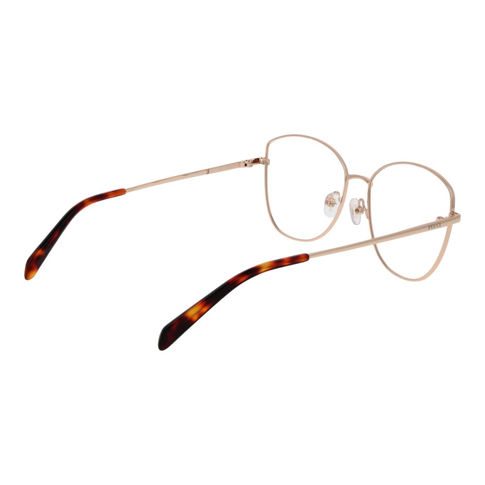 Gafas Emilio Pucci de metal en oro rosa (montura)