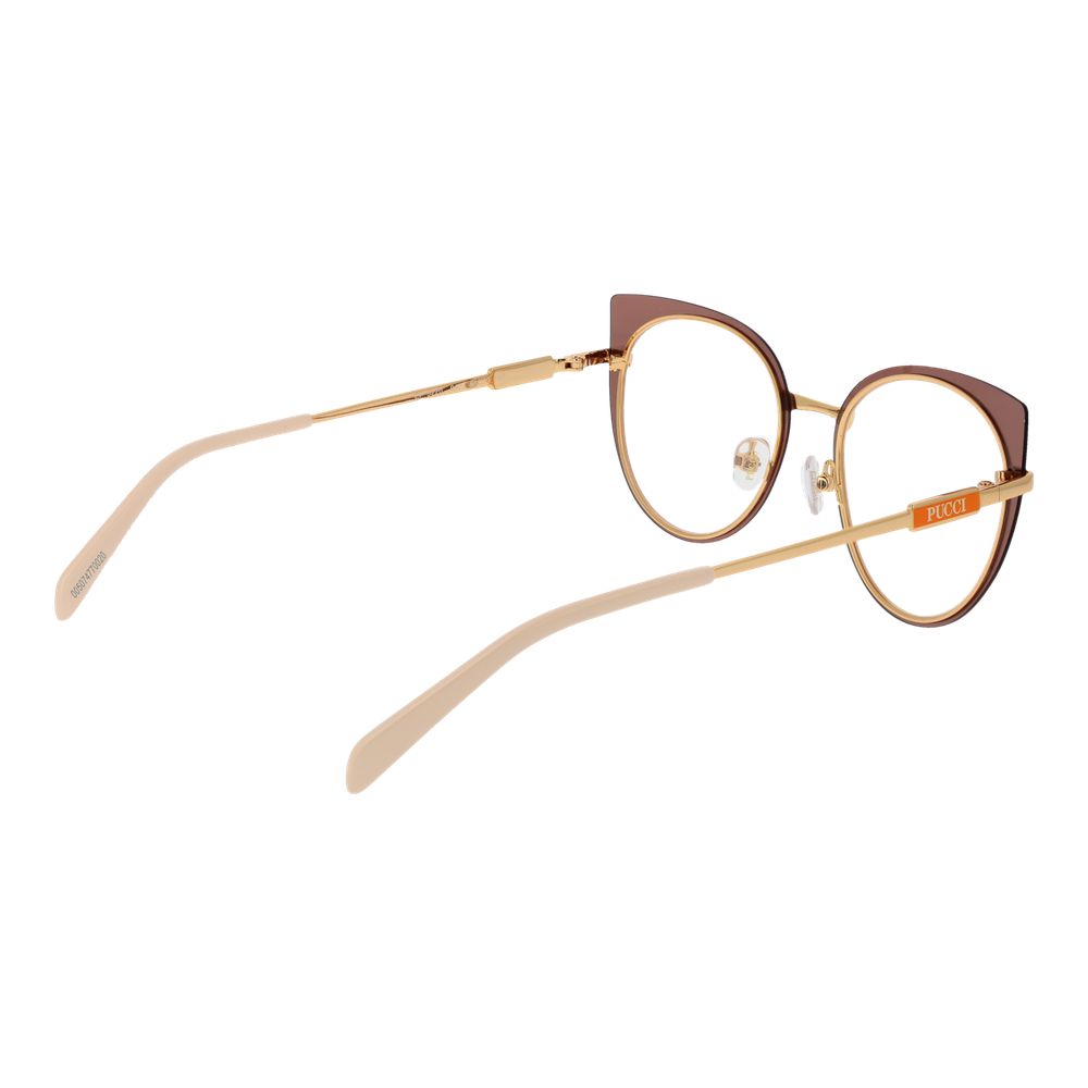 Gafas Emilio Pucci de metal marrón (montura)