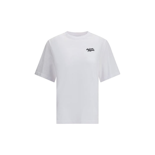 Camiseta de algodón blanco Maison Kitsuné
