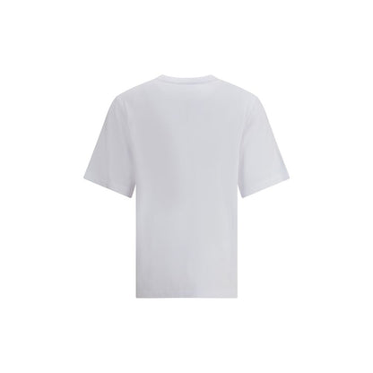 Camiseta de algodón blanco Maison Kitsuné