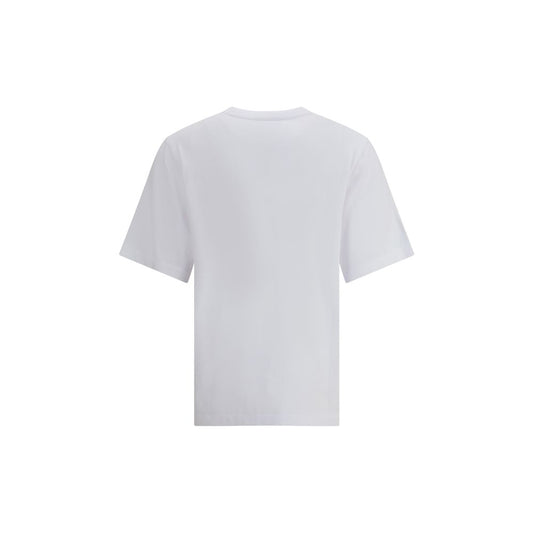 Camiseta de algodón blanco Maison Kitsuné