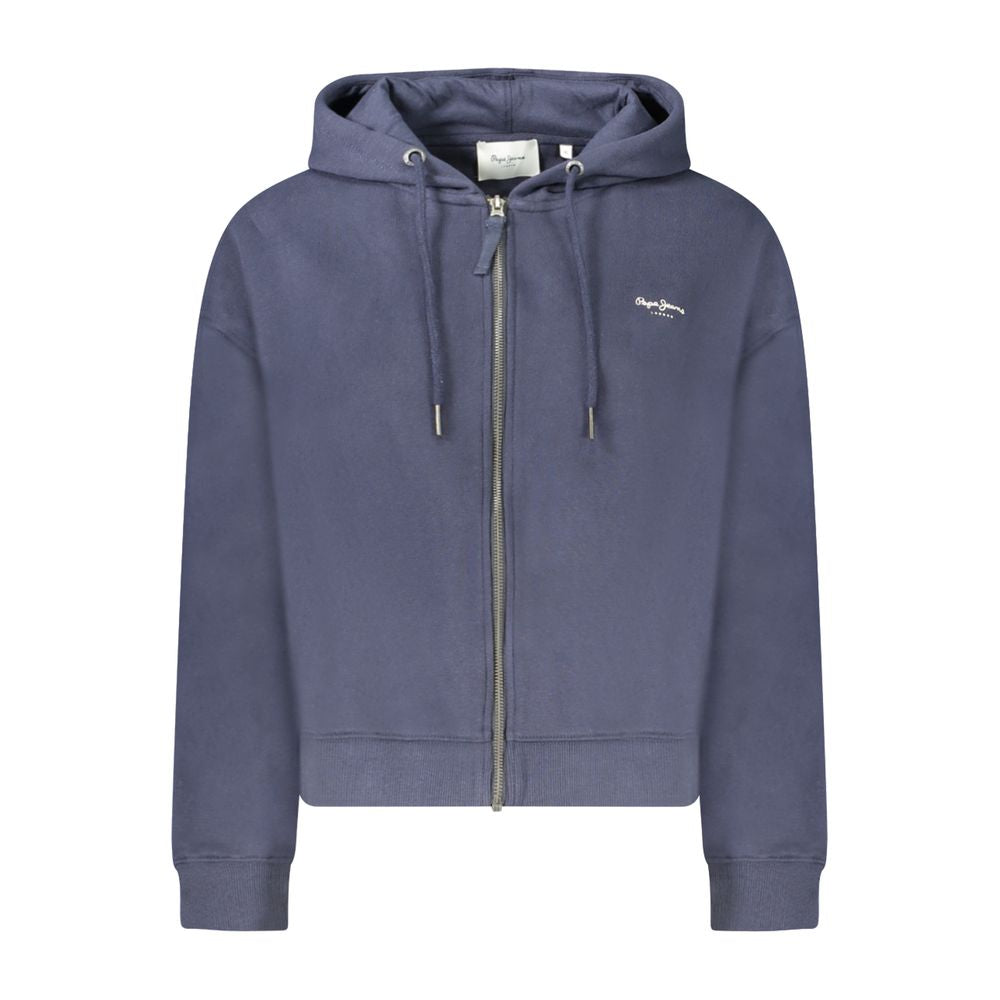 Sudadera con capucha de algodón azul para mujer Pepe Jeans