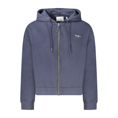 Sudadera con capucha de algodón azul para mujer Pepe Jeans