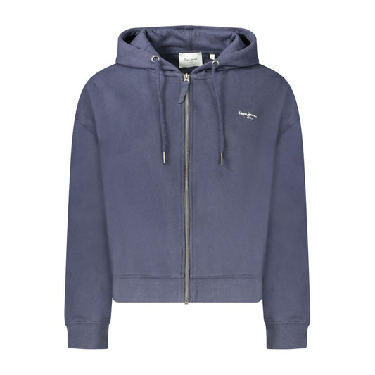 Sudadera con capucha de algodón azul para mujer Pepe Jeans