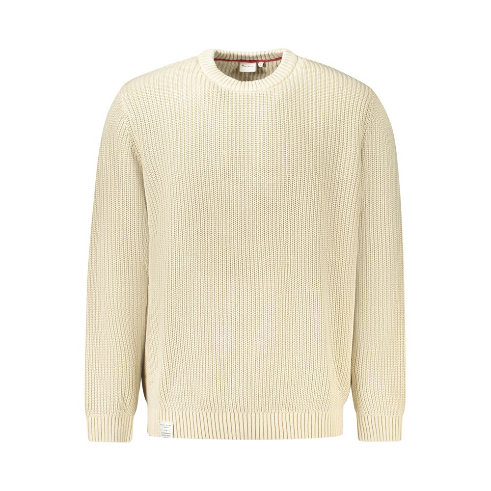 Pepe Jeans Suéter de Algodón Beige para Hombre