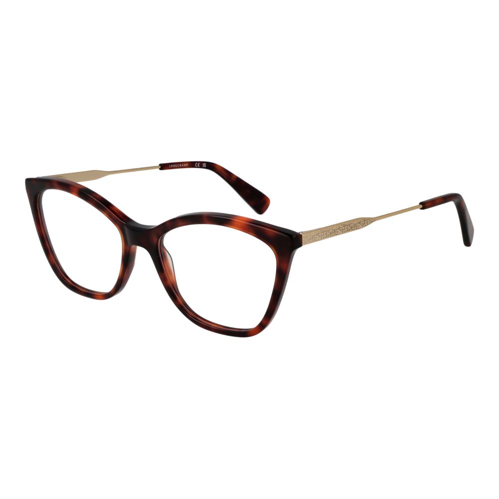 Gafas Longchamp de metal y plástico marrón (montura)
