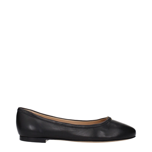 Bailarinas Chloé de cuero negro
