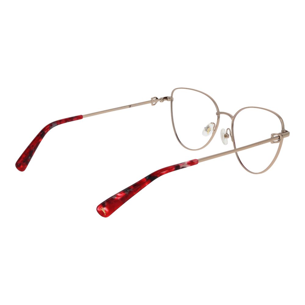 Gafas metálicas rosas (monturas) Longchamp