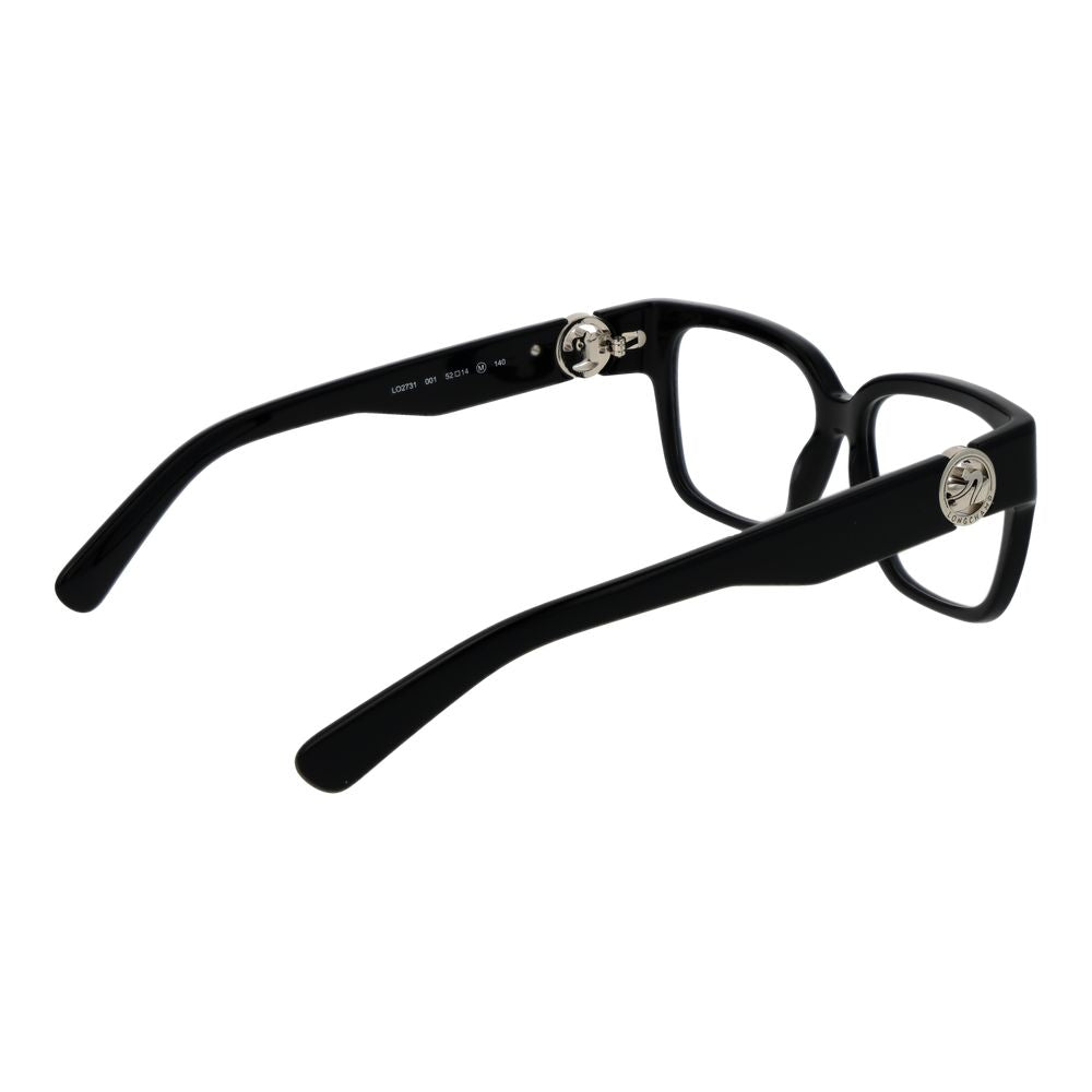 Gafas (Montura) de Acetato Negro Longchamp
