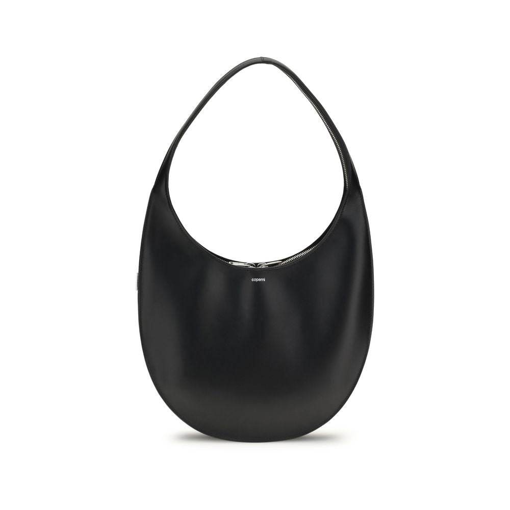 Bolso de Hombro Coperni de Piel de Becerro Negra Bos Taurus