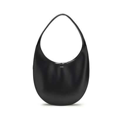 Bolso de Hombro Coperni de Piel de Becerro Negra Bos Taurus
