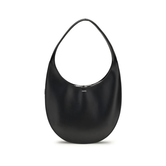 Bolso de Hombro Coperni de Piel de Becerro Negra Bos Taurus