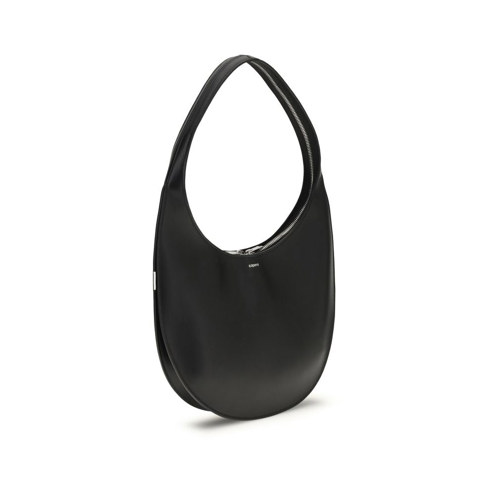 Bolso de Hombro Coperni de Piel de Becerro Negra Bos Taurus